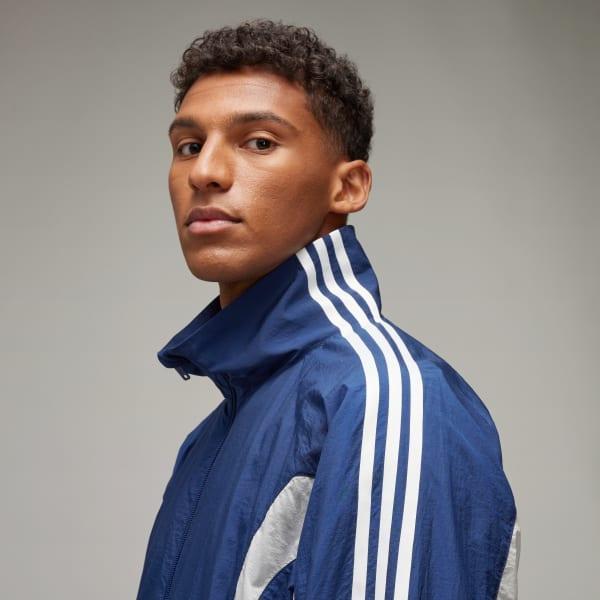 adidas Y-3 3-Stripes Nylon Shell Jacket Dark Blue XS Mens Product Image