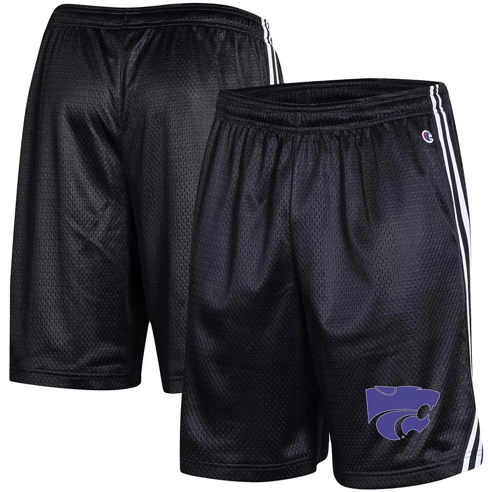 Men's Champion Black Kansas State Wildcats Team Lacrosse Shorts, Size: Medium Product Image