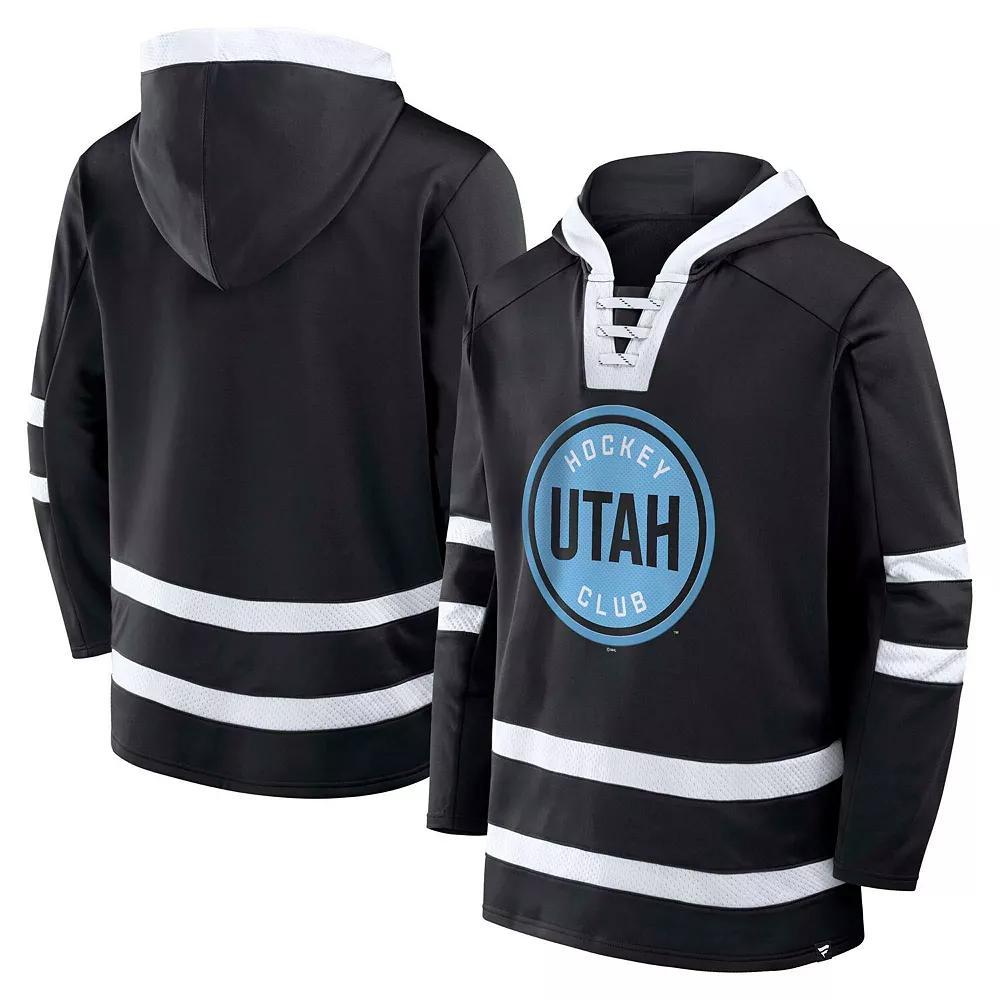 Men's Fanatics Black Utah Hockey Club Inside Line Pullover Hoodie, Size: Large, Ute Black Product Image
