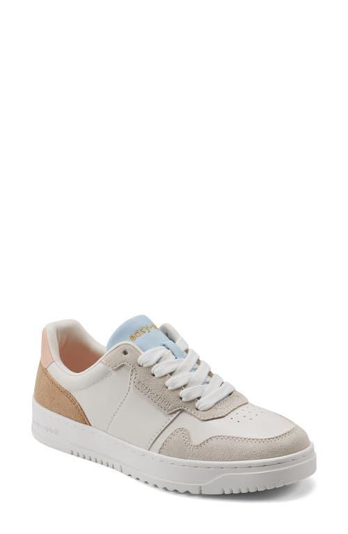 Easy Spirit Womens Merci Round Toe Casual Lace-Up Sneakers - Light Natural Product Image