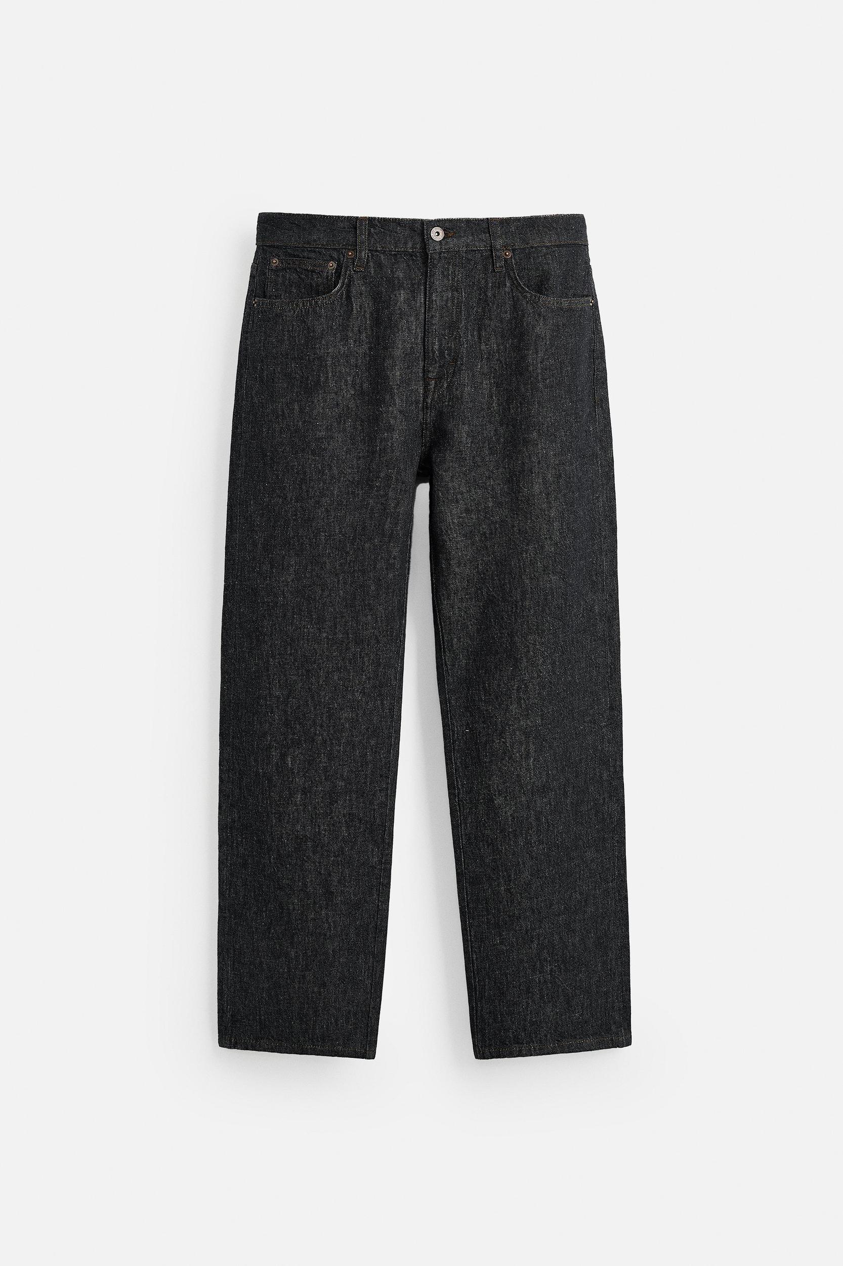 COTTON-HEMP STRAIGHT FIT JEANS Product Image