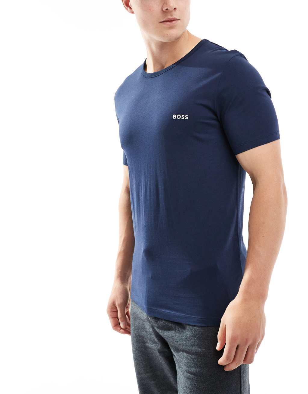 BOSS Bodywear 3 pack T-shirt in multi Product Image
