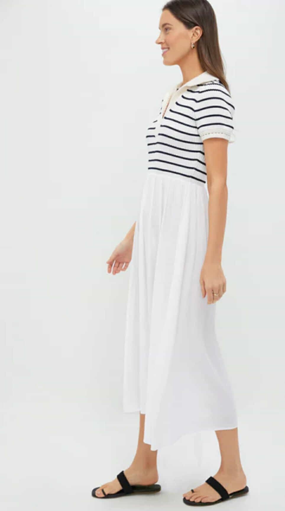 Moon River Twofer Midi Dress Product Image
