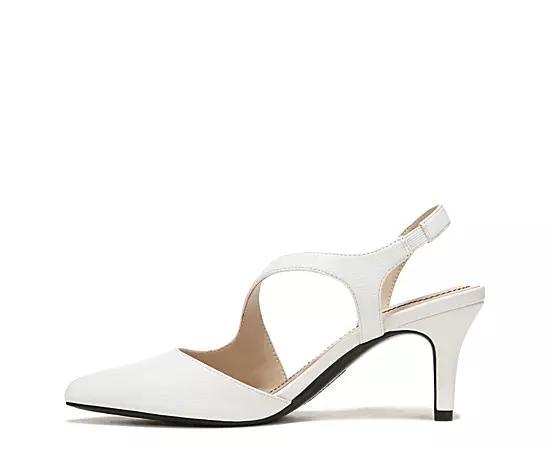 LifeStride Santorini Women's Slingback Heels, Size: 11, Bright White Product Image