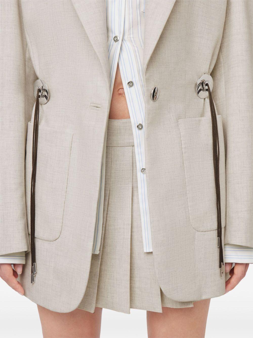 mottled wool blazer  Product Image
