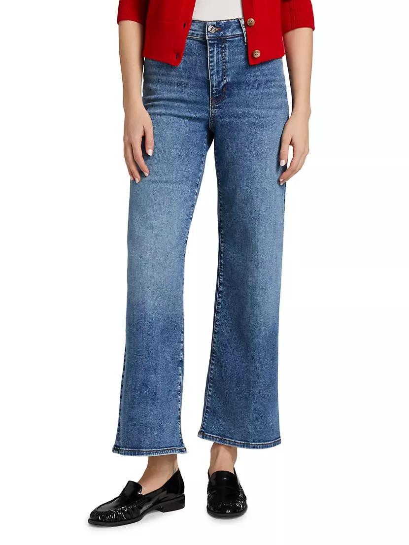 Pencil Crop Mid-Rise Jeans Product Image