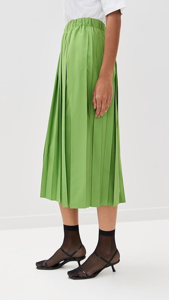 Tibi Pleated Pull-On Skirt | Shopbop Product Image