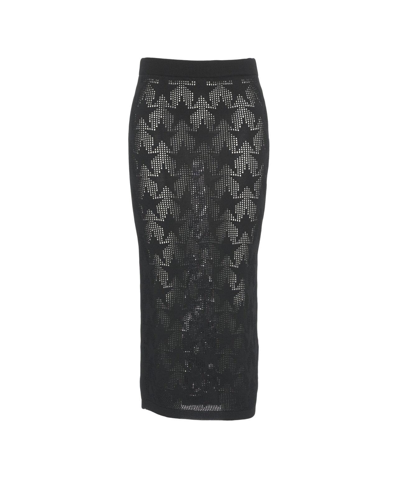 Open knit midi skirt Product Image
