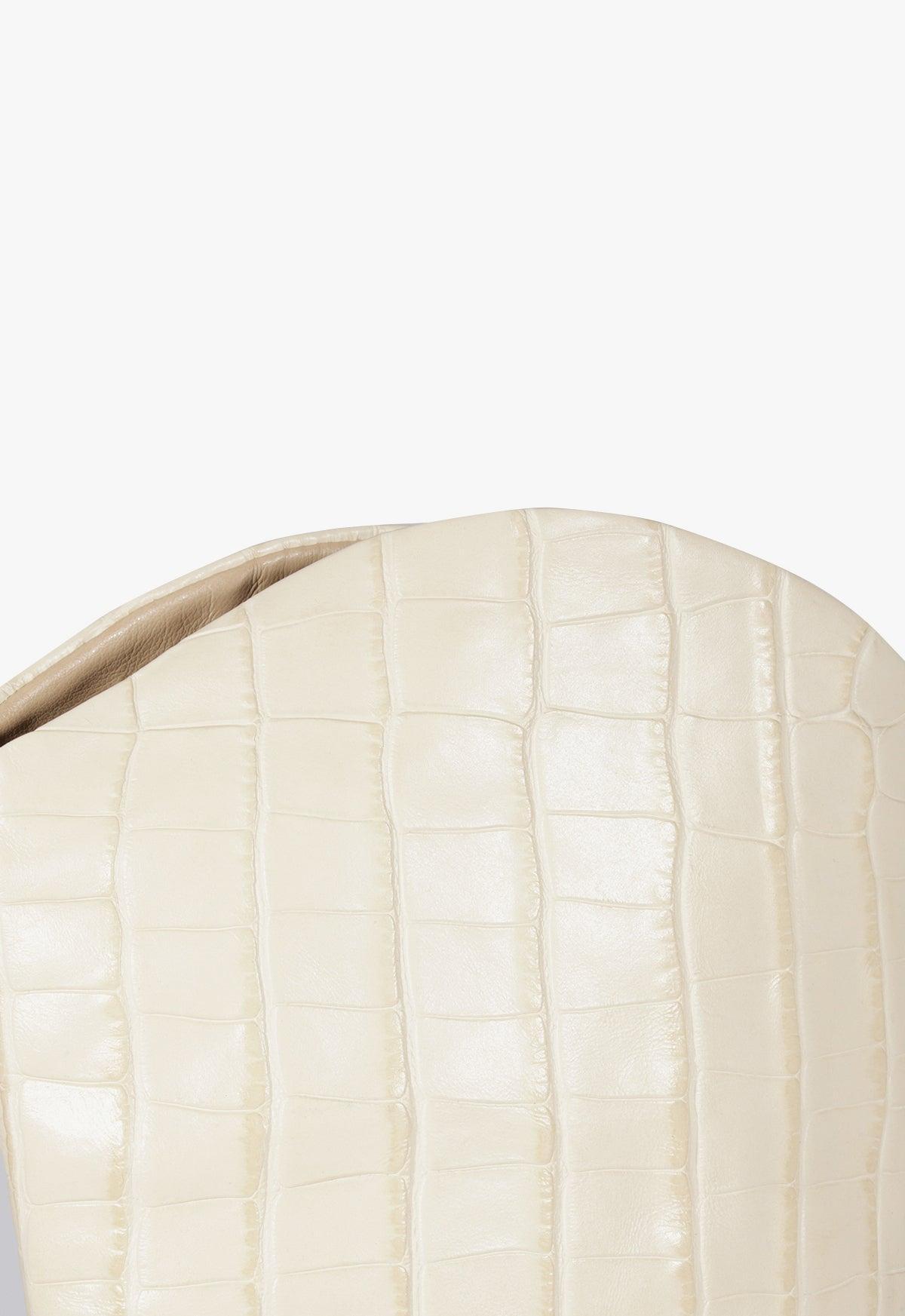 Maryana Block Crocodile-Embossed Leather Boot Product Image