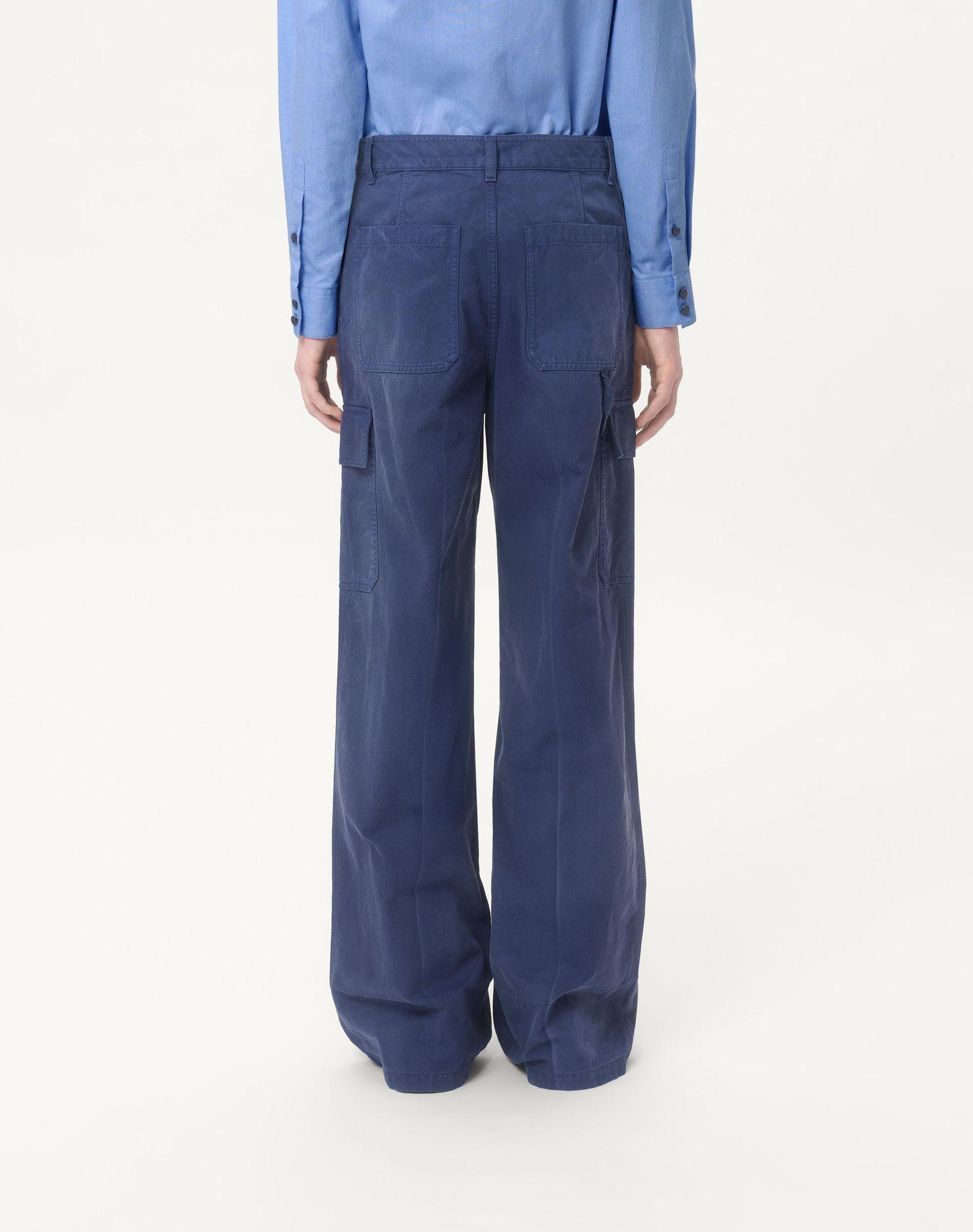 Denim Cargo Pants Product Image