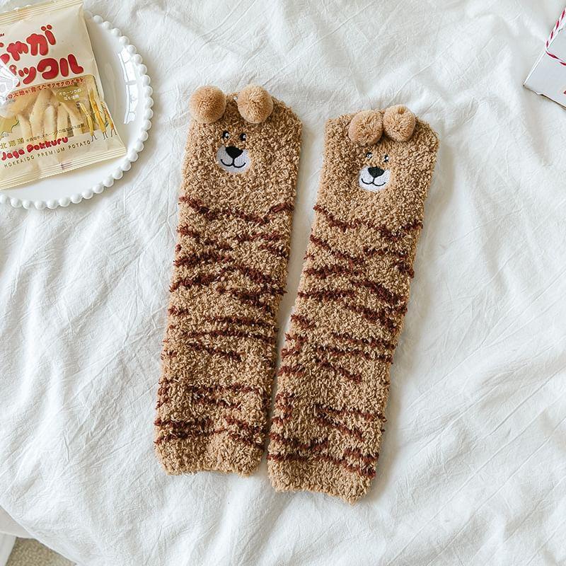 Cartoon Fleece Socks Product Image