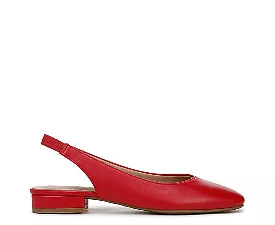 LifeStride Claire Women's Slingback Flats, Size: 5, Red Red Faux Product Image