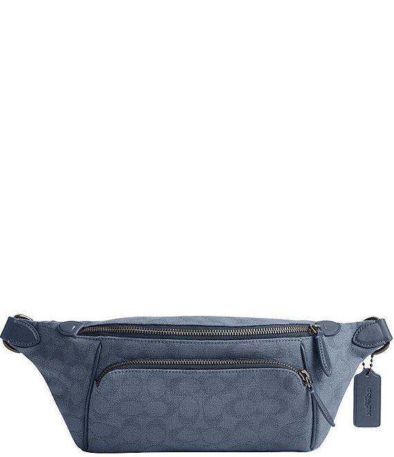 COACH Signature Canvas Jacquard/Refined Calfskin Leather League Belt Bag Product Image