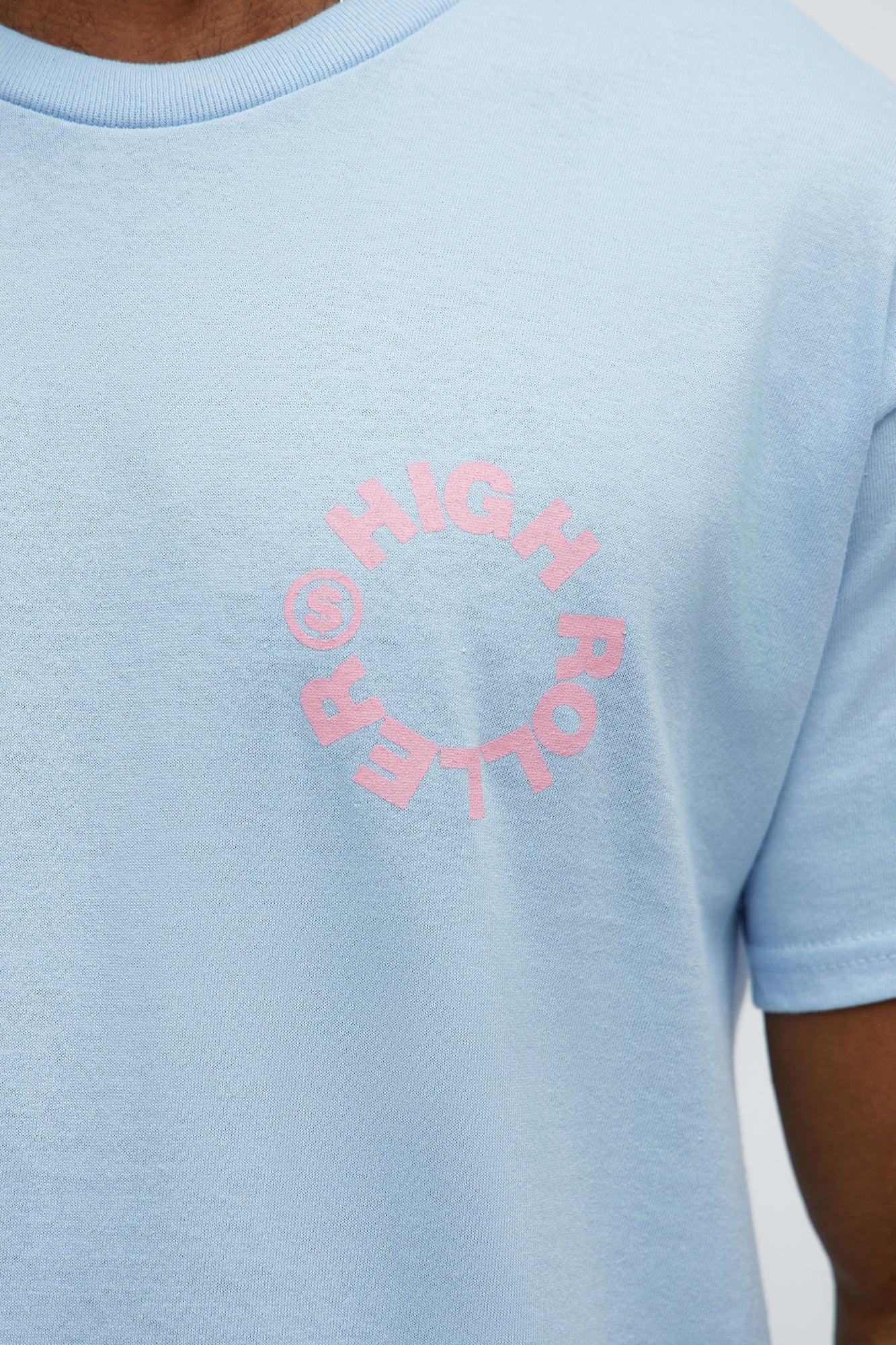 High Rollers Short Sleeve Tee - Light Blue Male Product Image