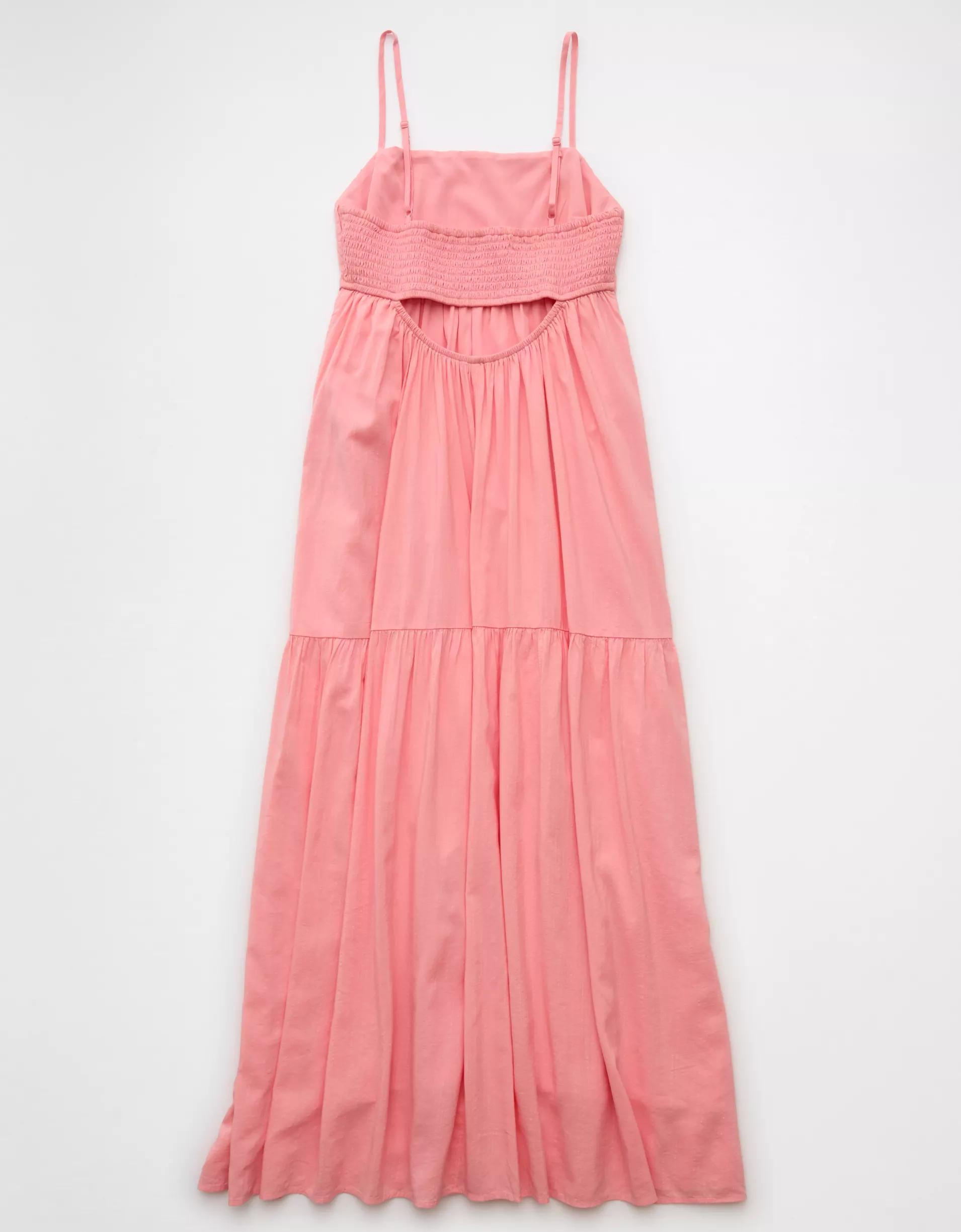 AE Pintuck Babydoll Maxi Dress Product Image