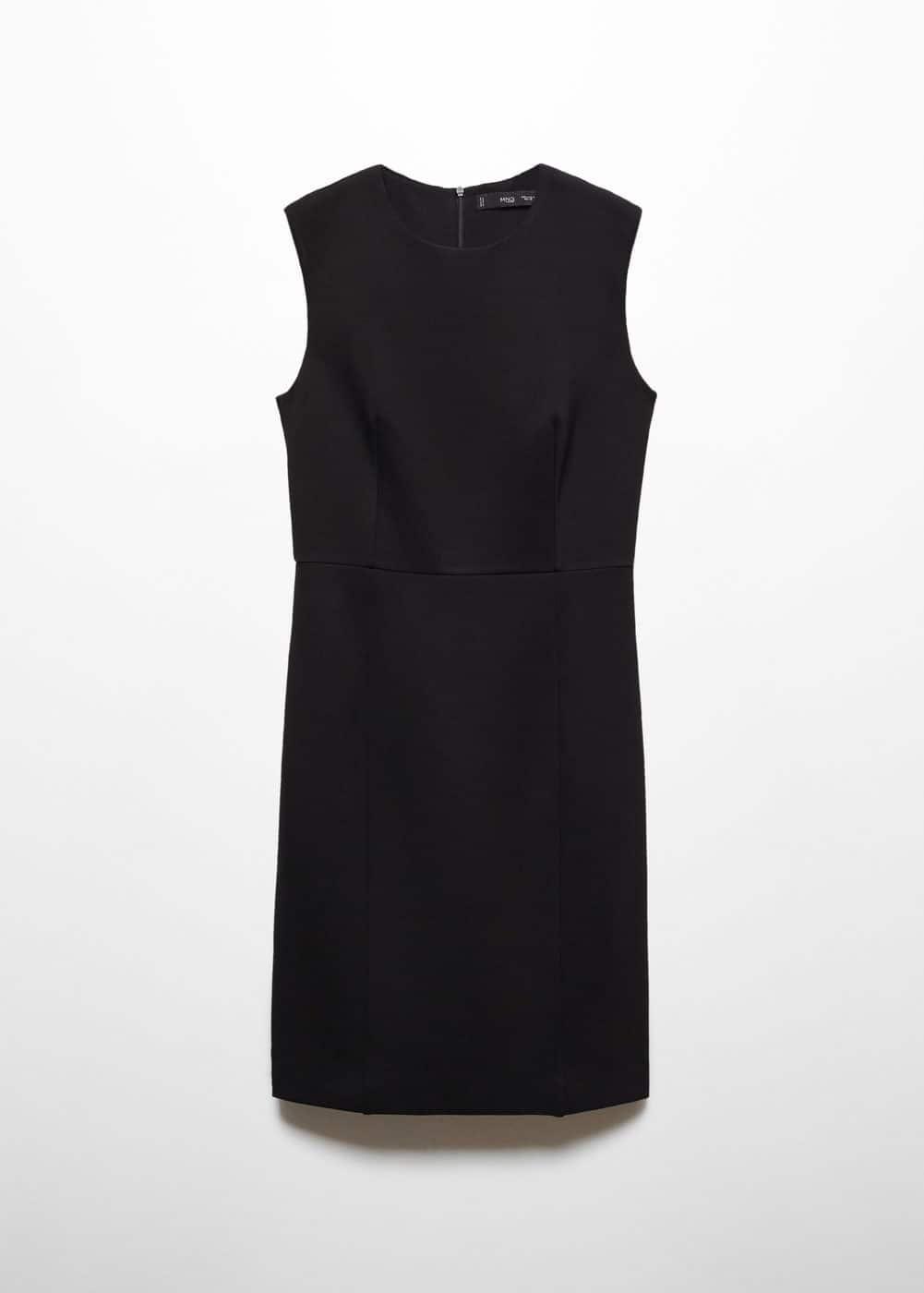 Mango Womens Roma-Knit Sleeveless Dress Product Image