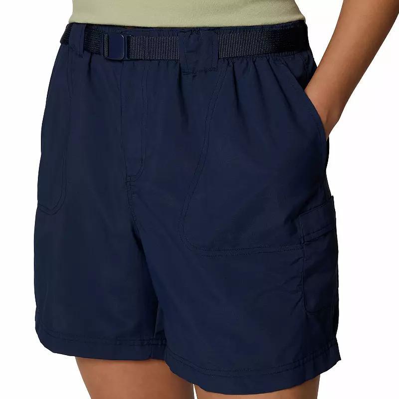 Women's Columbia Sandy River II Cargo Shorts, Size: XXL, Collegiate Blue Product Image