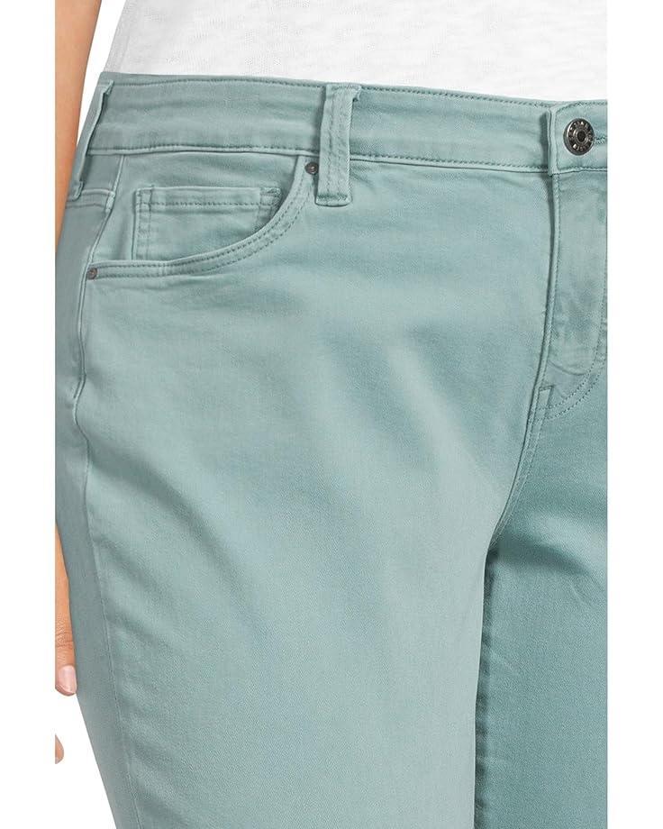 Plus Size Amy Crop Straight Leg- Roll Up Fray Princess Seam Product Image