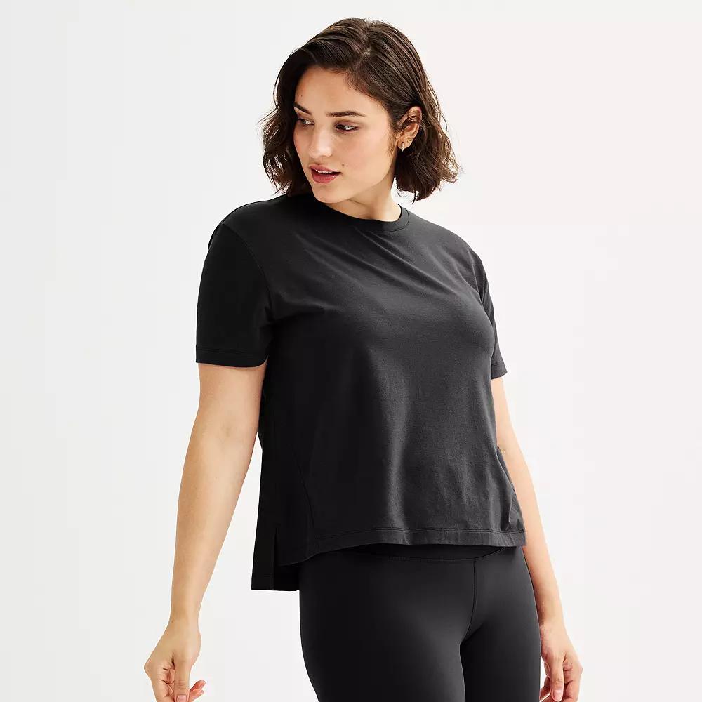 Women's FLX Easy Restore Short Sleeve Crewneck Tee, Size: Large, Modern White Product Image