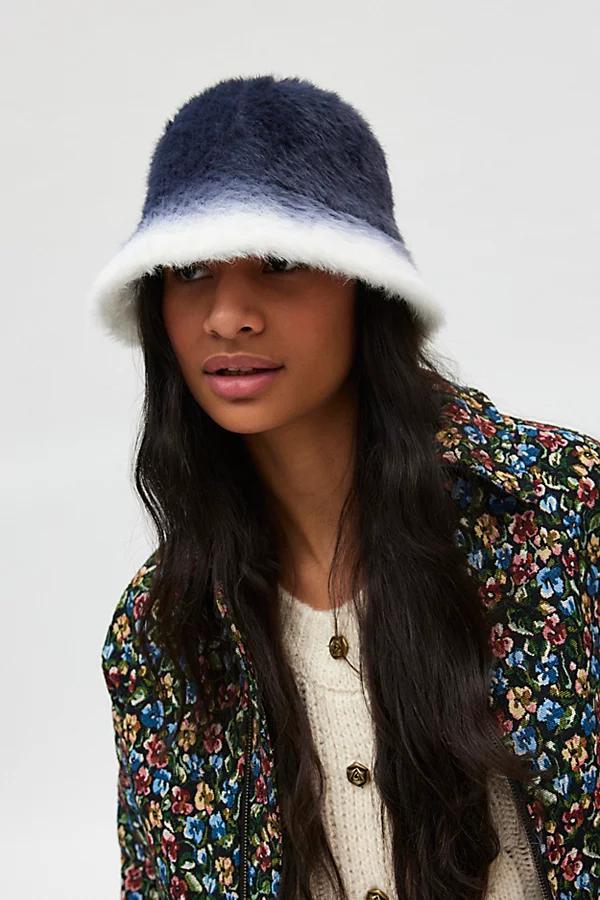 Ombre Fuzzy Bucket Hat Womens at Urban Outfitters Product Image