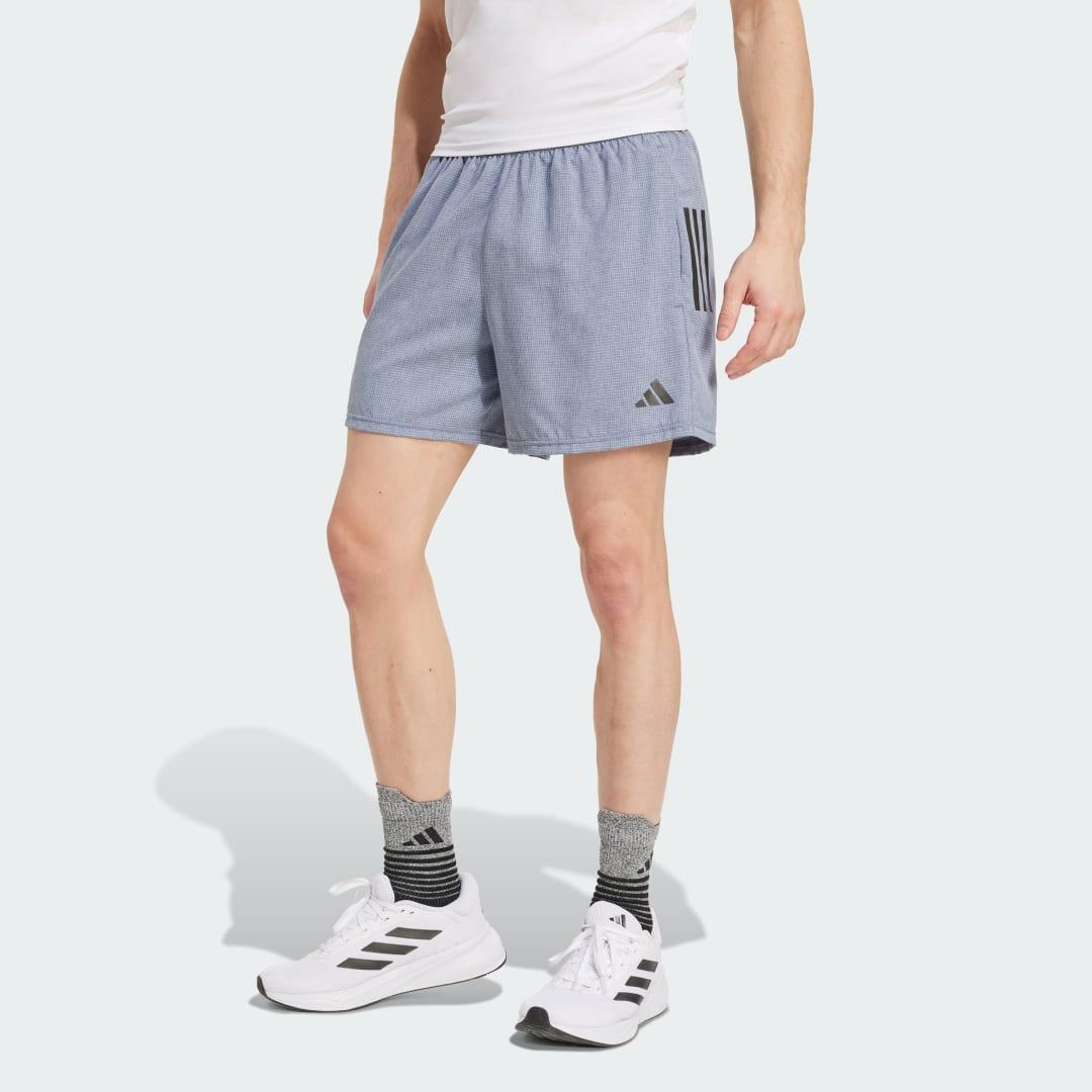 adidas Own The Run Shorts Halo Silver M 9 Mens Product Image