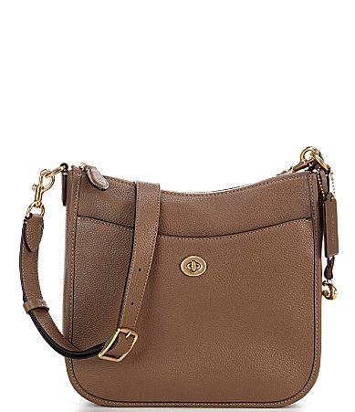 Womens Chaise Leather Crossbody Bag Product Image