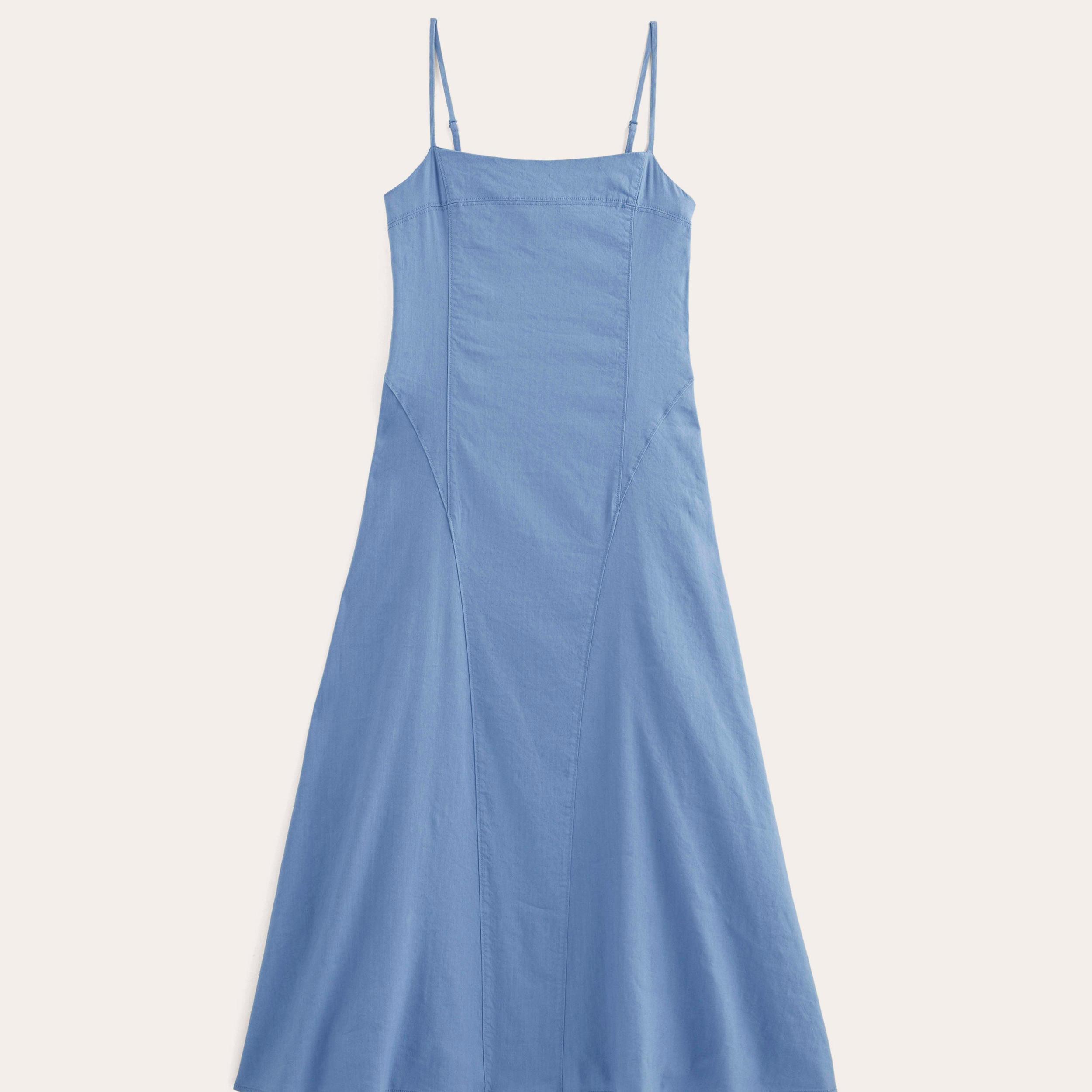 Womens Seamed Dress in Stretch Linen by Everlane Product Image