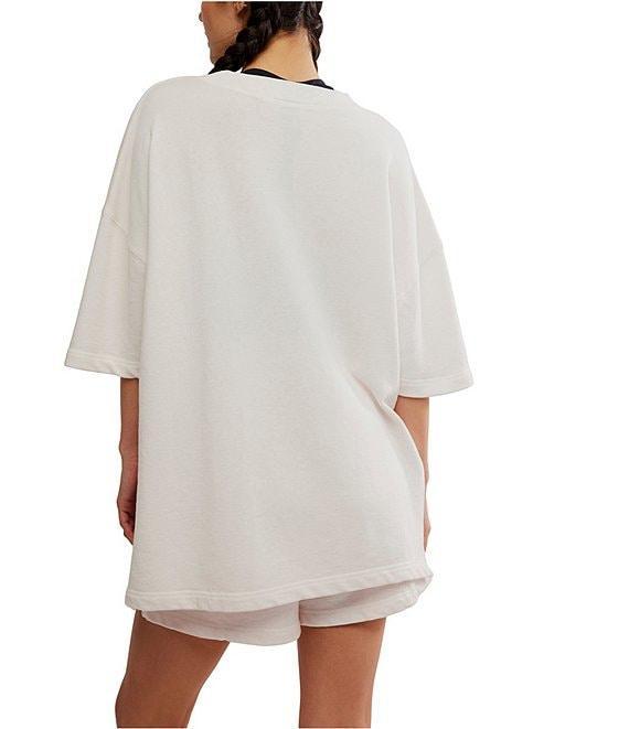 FP Movement Back Me Up Crew Neck Short Sleeves Oversize Short Set Product Image