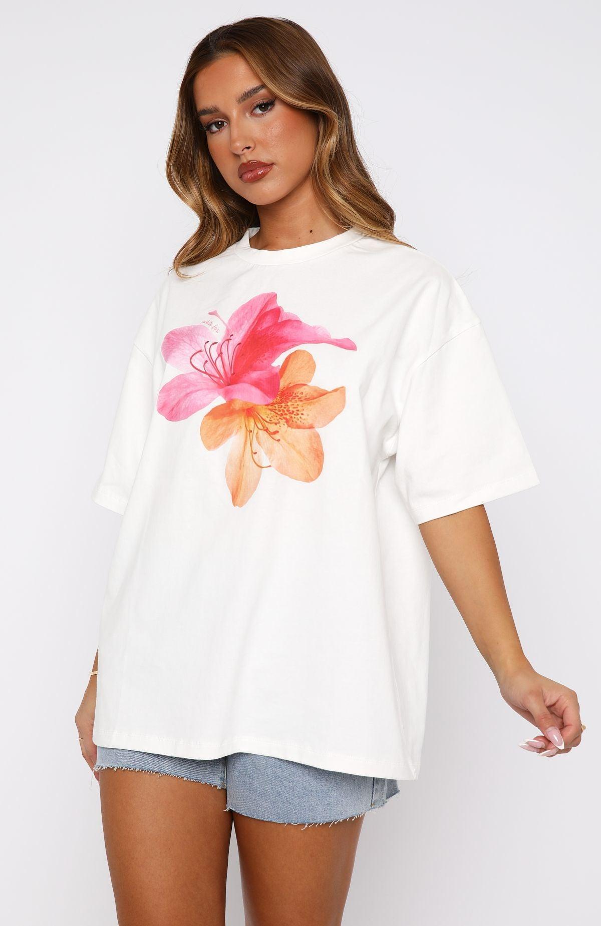Power Of Possibility Oversized Tee White Product Image