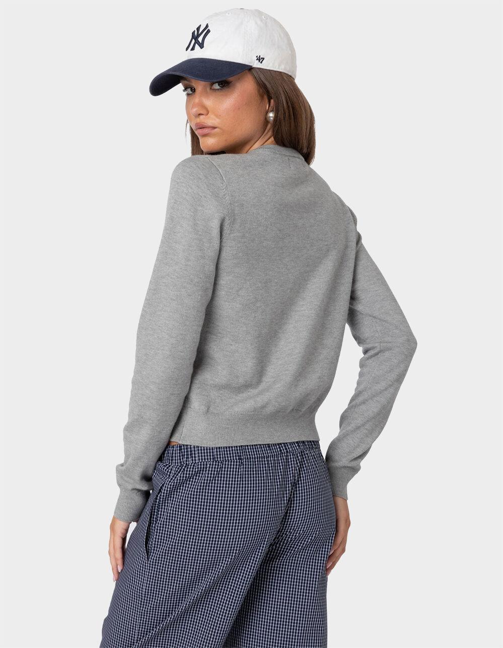 EDIKTED Shlo Knitted Cardigan - PINK Product Image