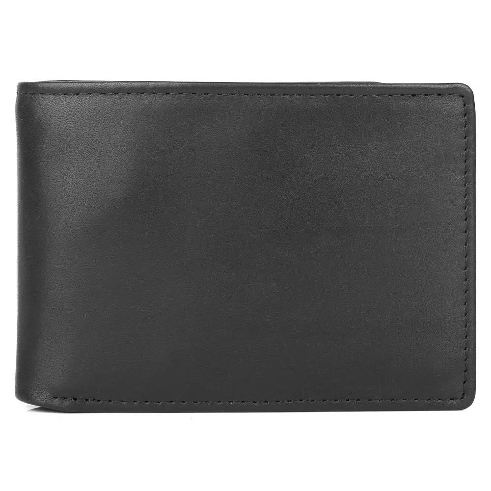 Men's Dopp Regatta Double I.D. Credit Card Billfold Wallet, Black Product Image