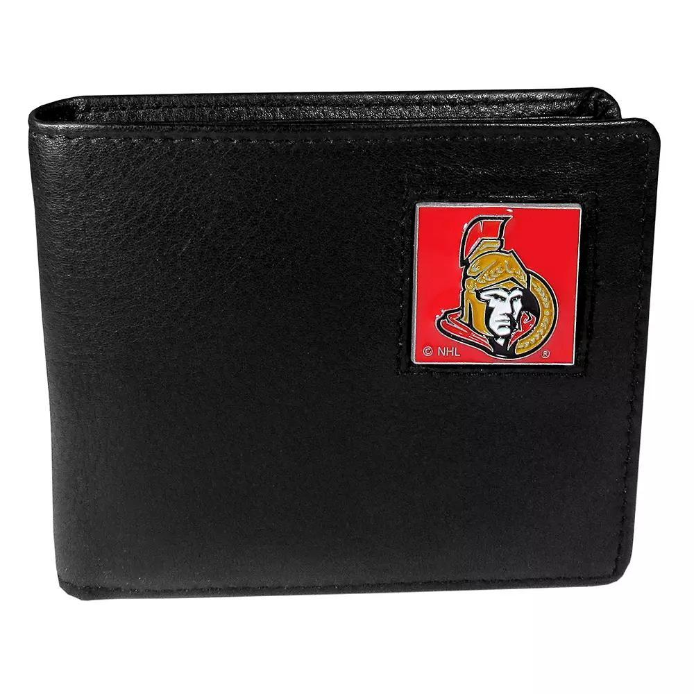 Men's Ottawa Senators Bifold Wallet, Sen Black Product Image