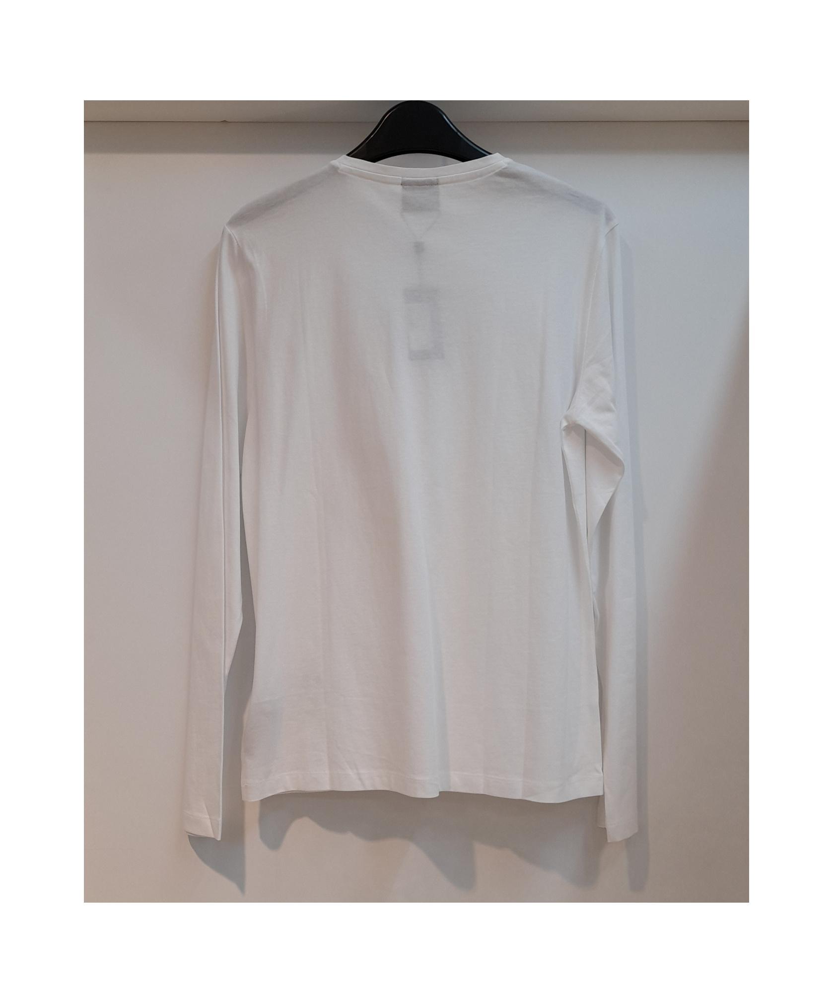 HUGO BOSS Round Collar And Long-sleeved T-shirt In Gray Product Image
