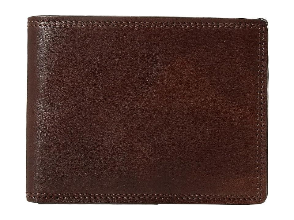 Bosca Dolce Collection - Executive I.D. Wallet (Dark ) Wallet Handbags Product Image