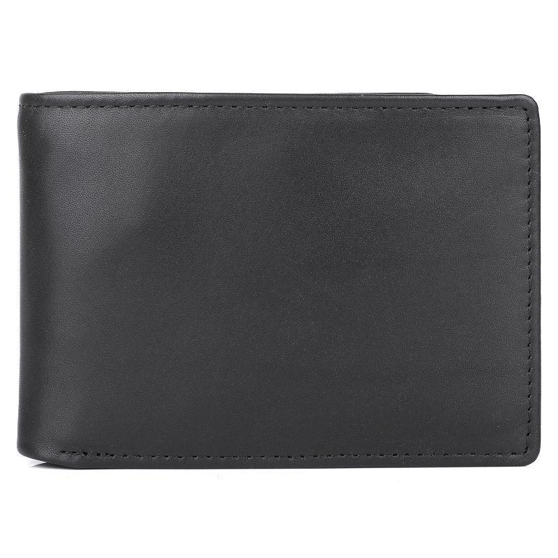 Men's Dopp Regatta Double I.D. Credit Card Billfold Wallet, Black Product Image