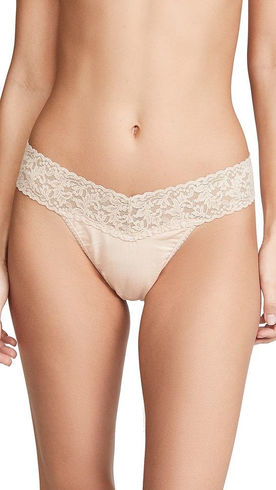 Hanky Panky Cotton with a Conscience Orig Rise Thong | Shopbop Product Image