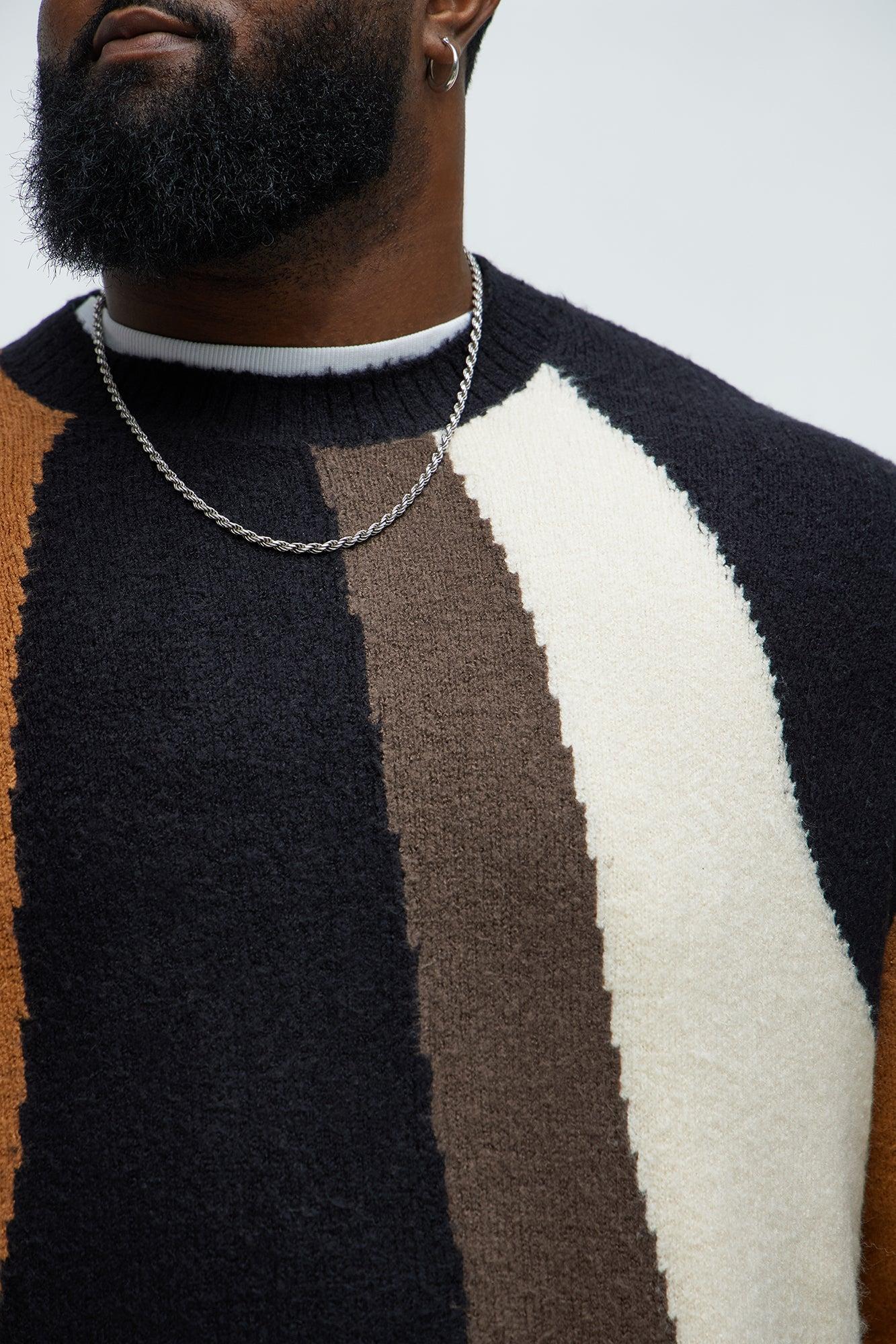 After Hours Sweater - Brown/combo Male Product Image