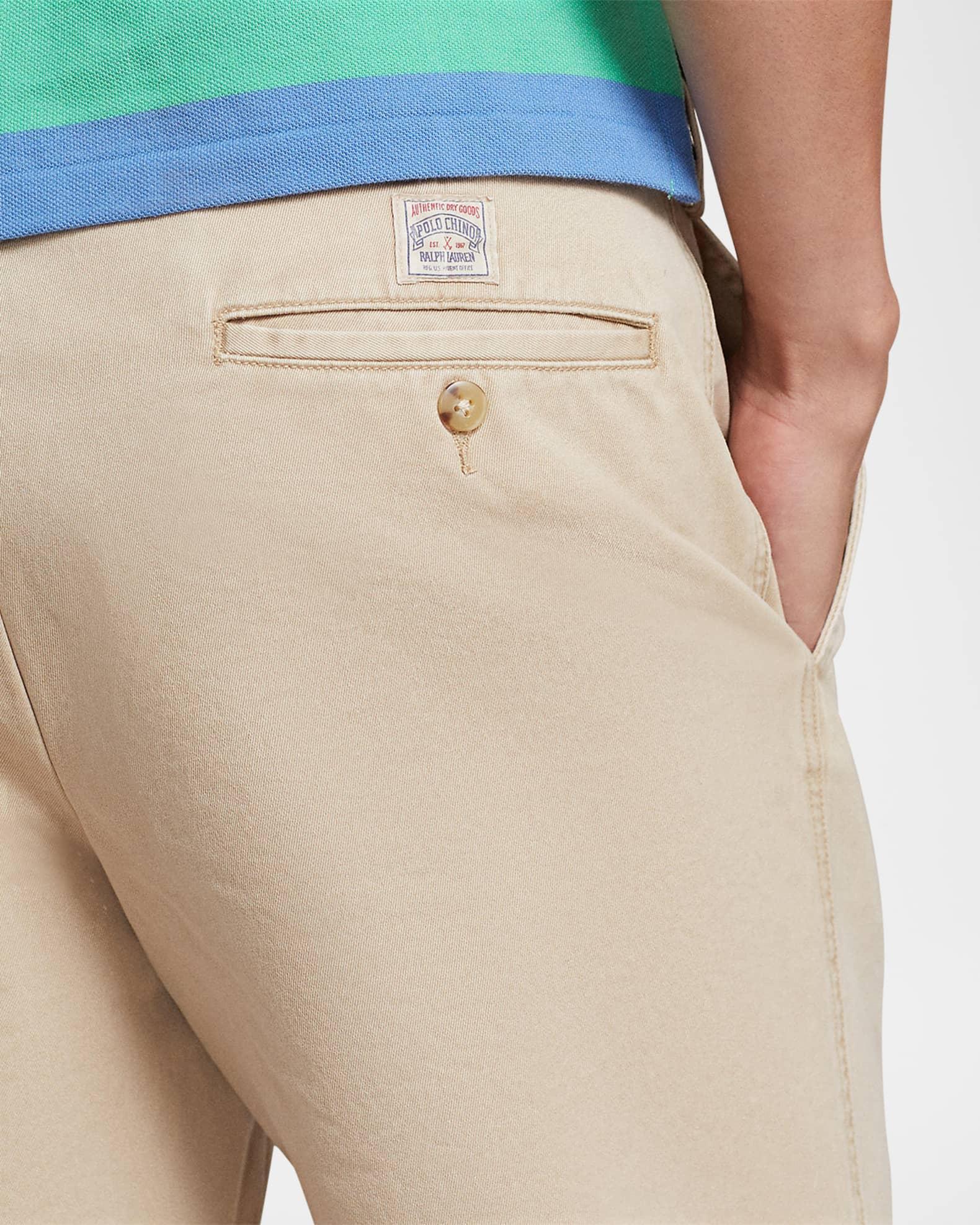 Mens Twill Flat-Front Shorts Product Image