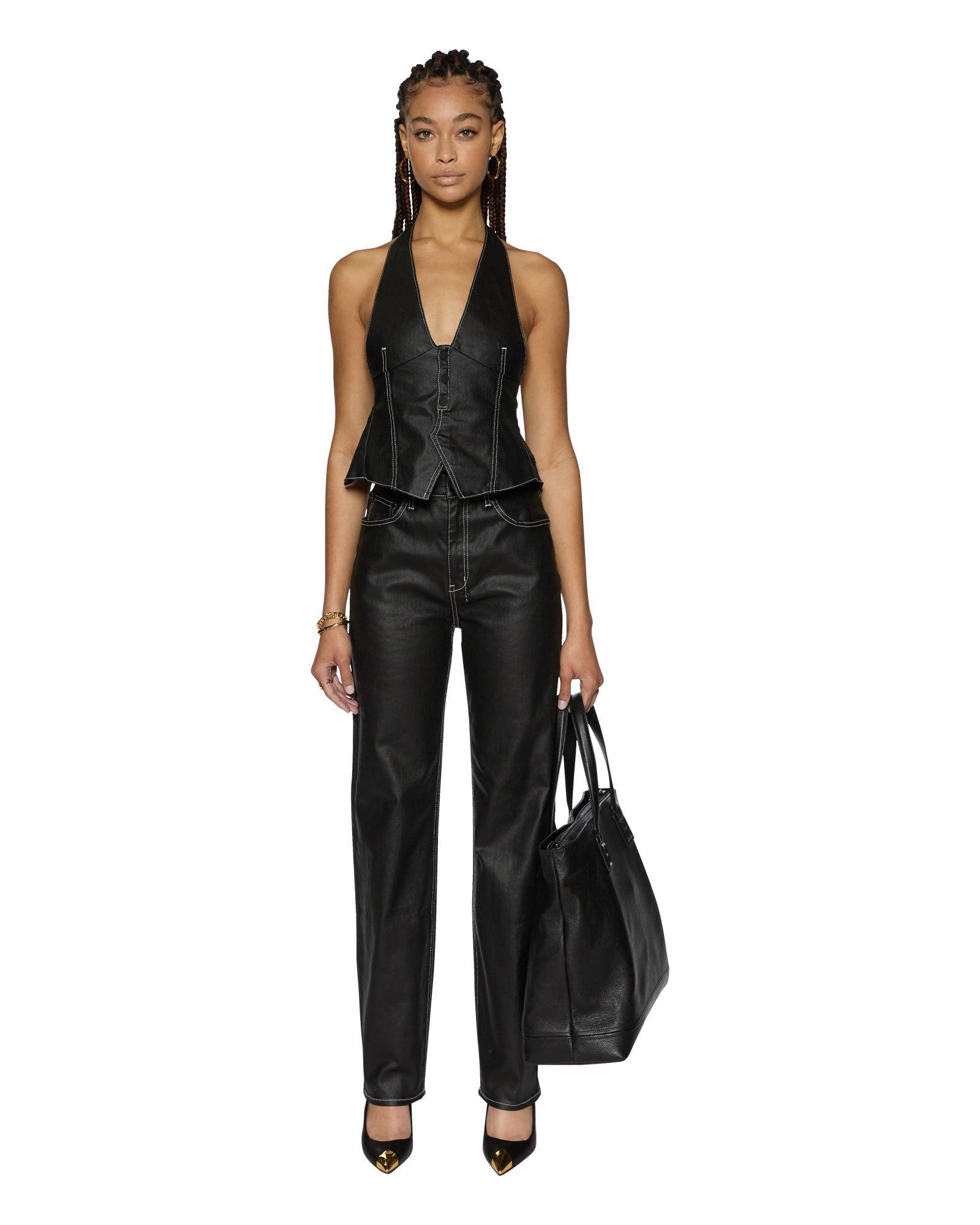 VALENTINA HALTER TOP SLICKER Female Product Image