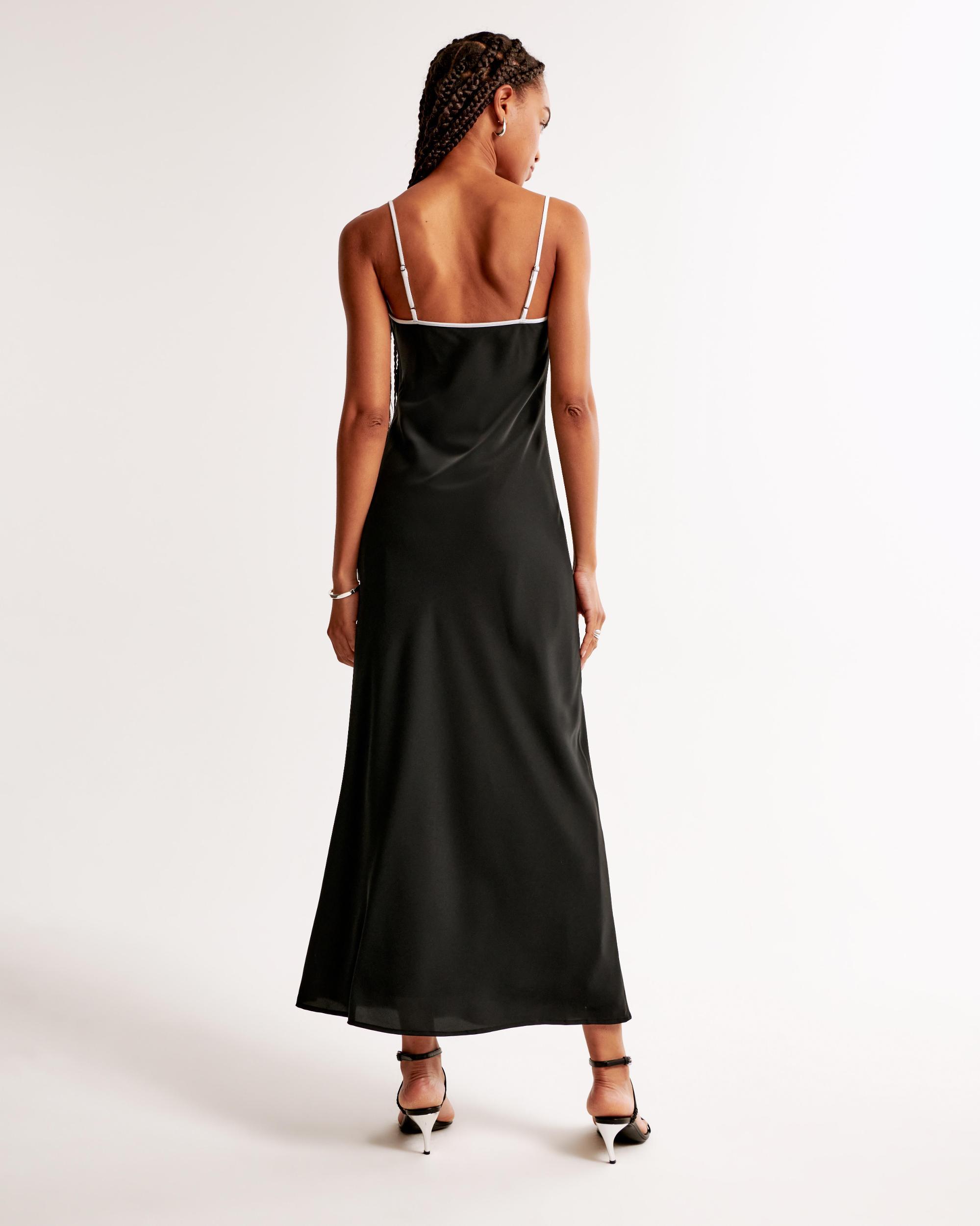 Satin Slip Maxi Dress Product Image