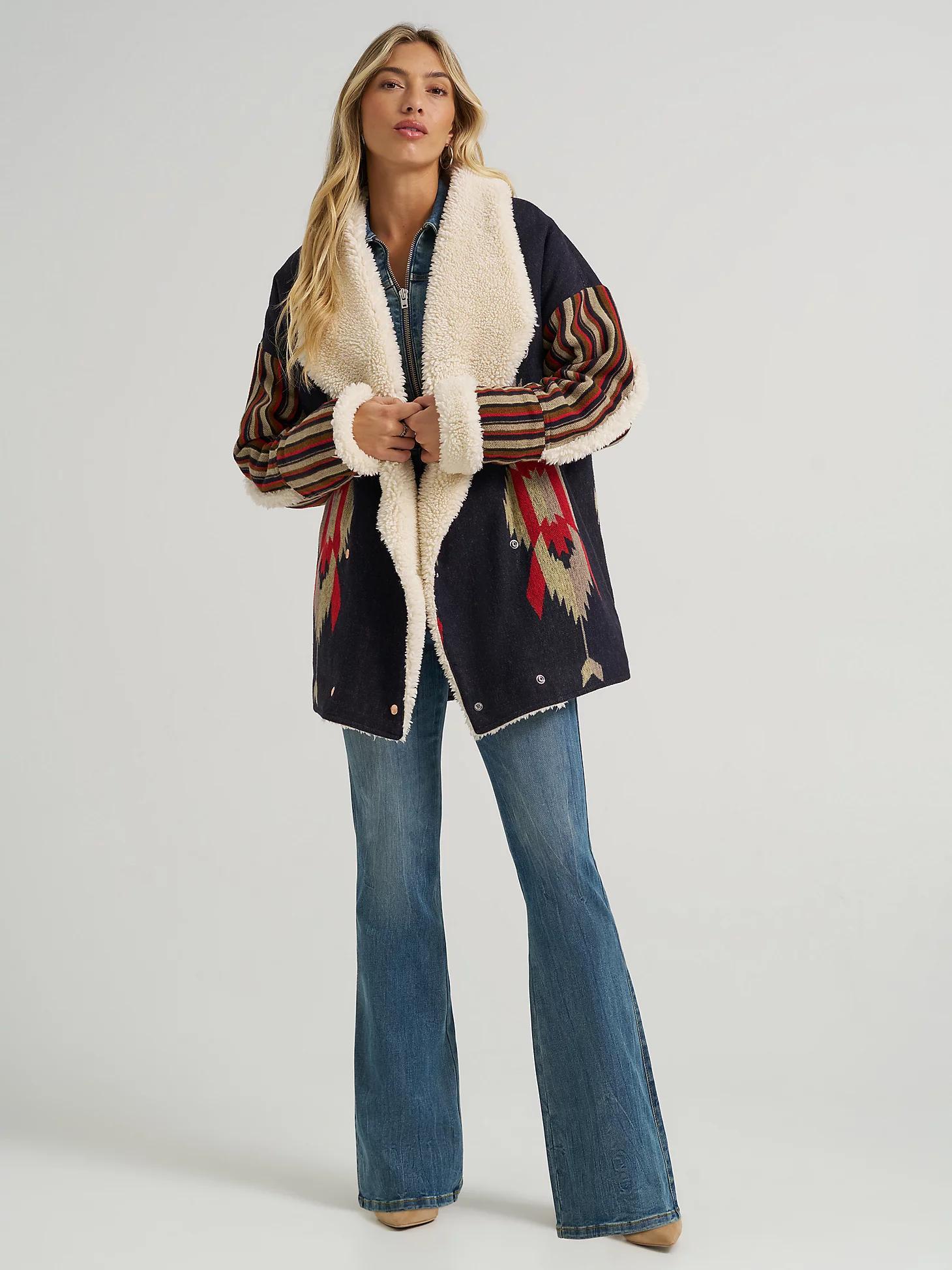 Wrangler x Lainey Wilson Jacquard Lainey Coat | Women's JACKETS & OUTERWEAR | Wrangler® Product Image