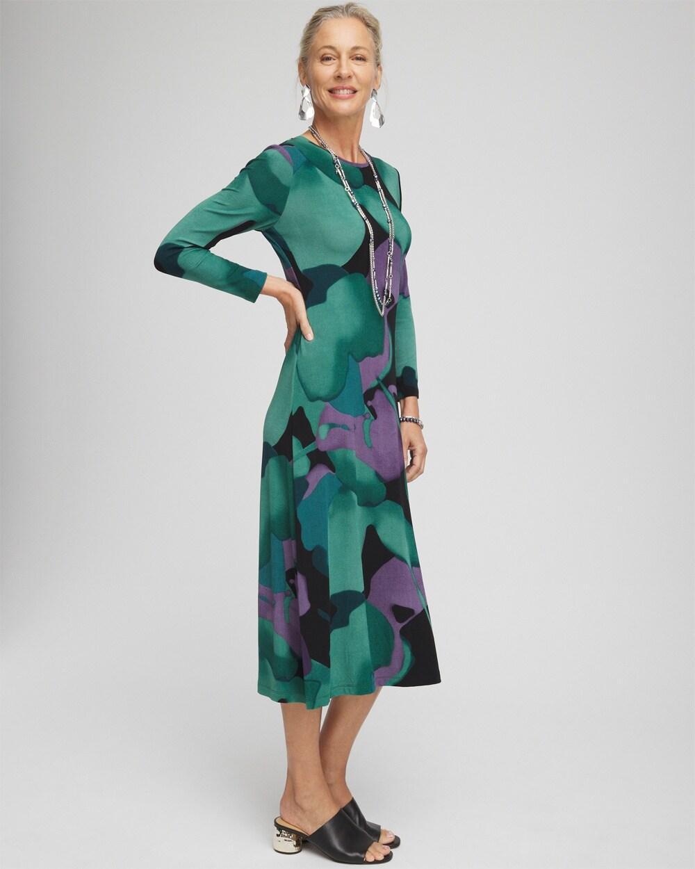 Travelers™ Watercolor Midi Dress Product Image