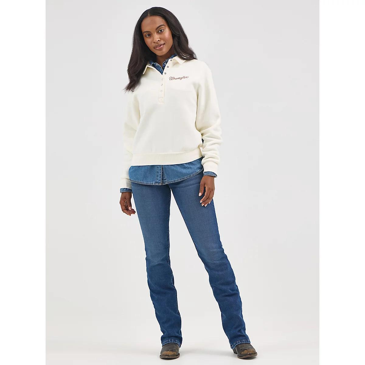 Women's Wrangler Retro® Mae Lined Bootcut Jean | Women's JEANS | Wrangler® Product Image