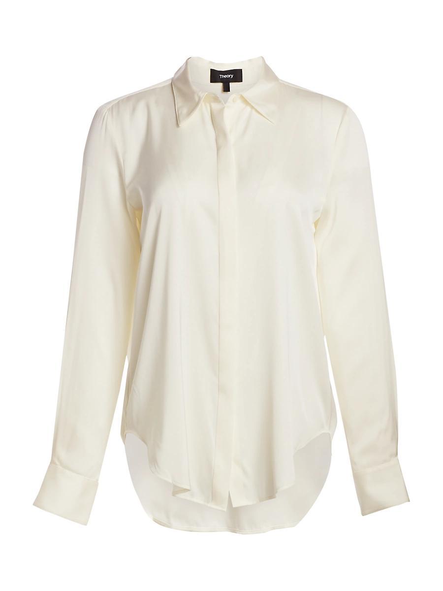 Womens Sunaya Silk Blouse Product Image