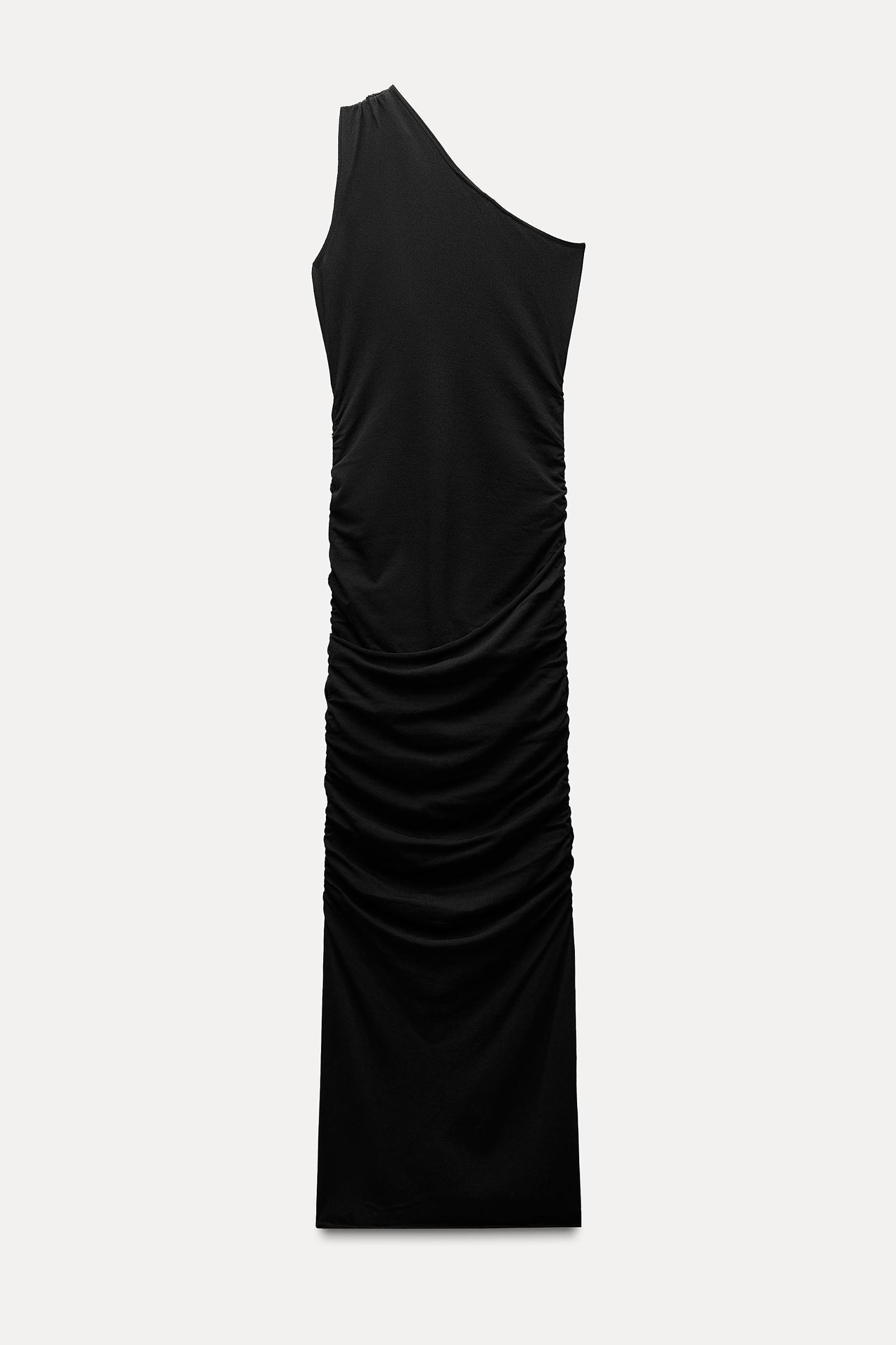 DRAPED MIDI DRESS Product Image