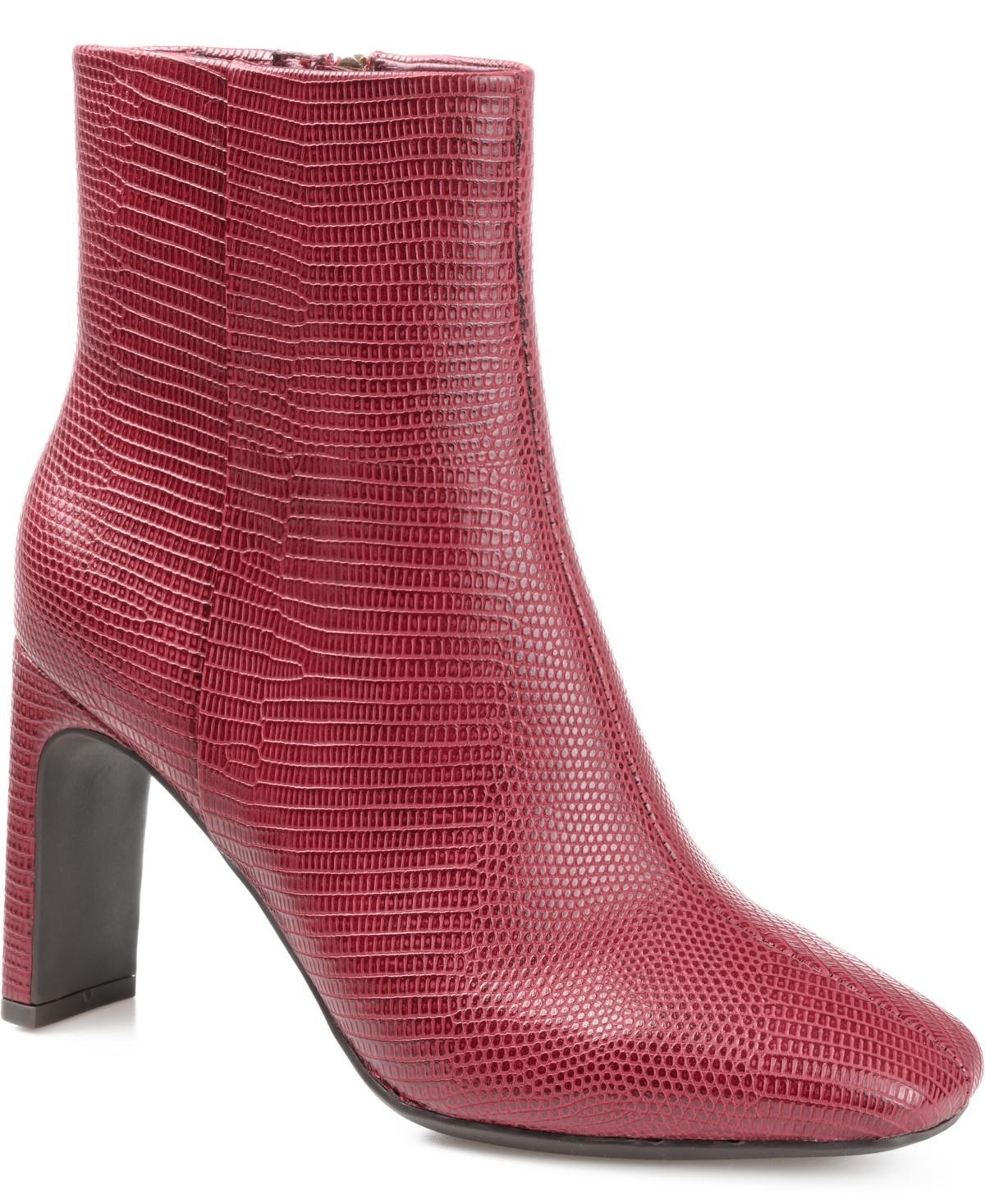 Journee Sarla Tru Comfort Foam™ Women's High Heel Ankle Boots, Size: 10, White Product Image