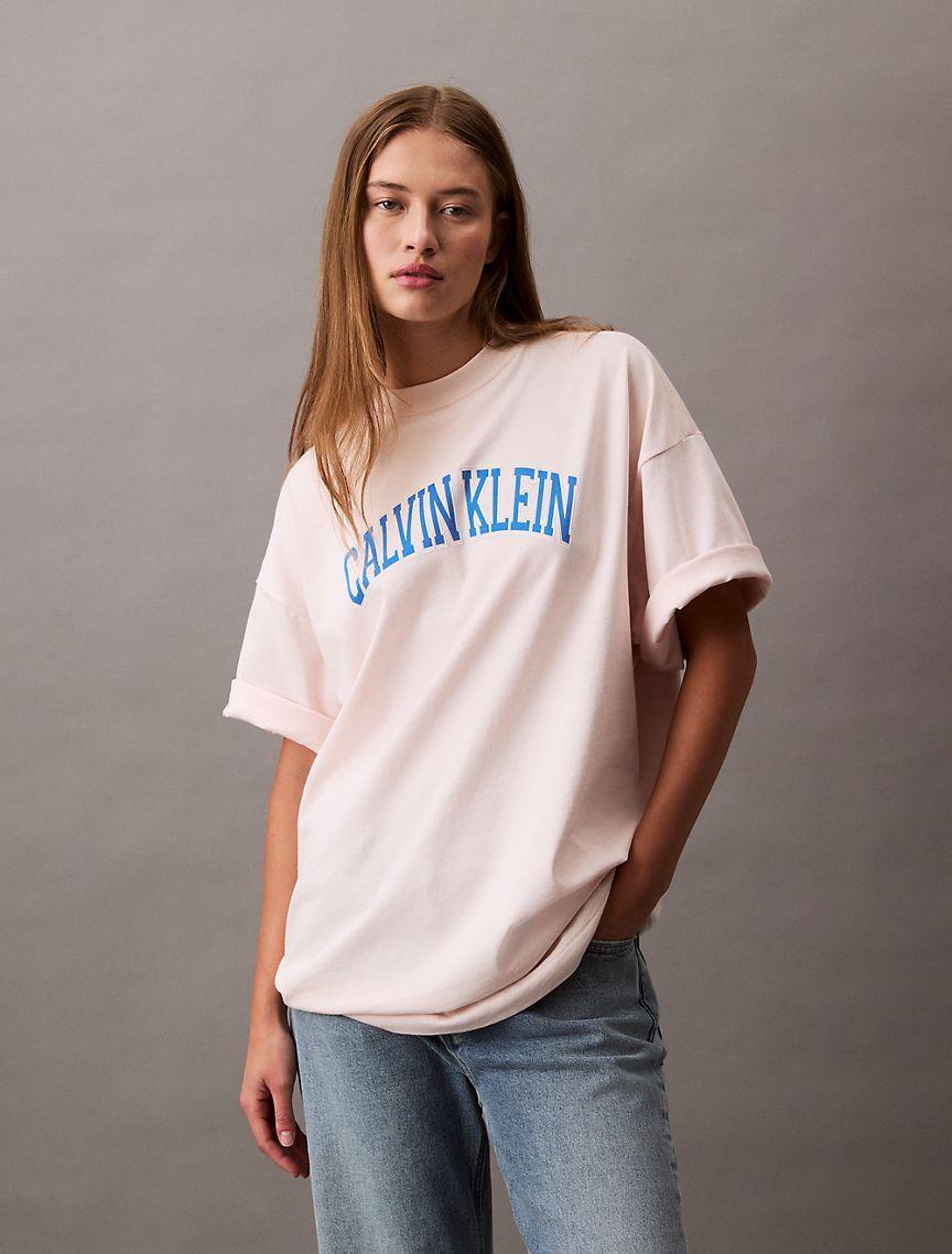 Boxy Varsity Logo T-Shirt Product Image