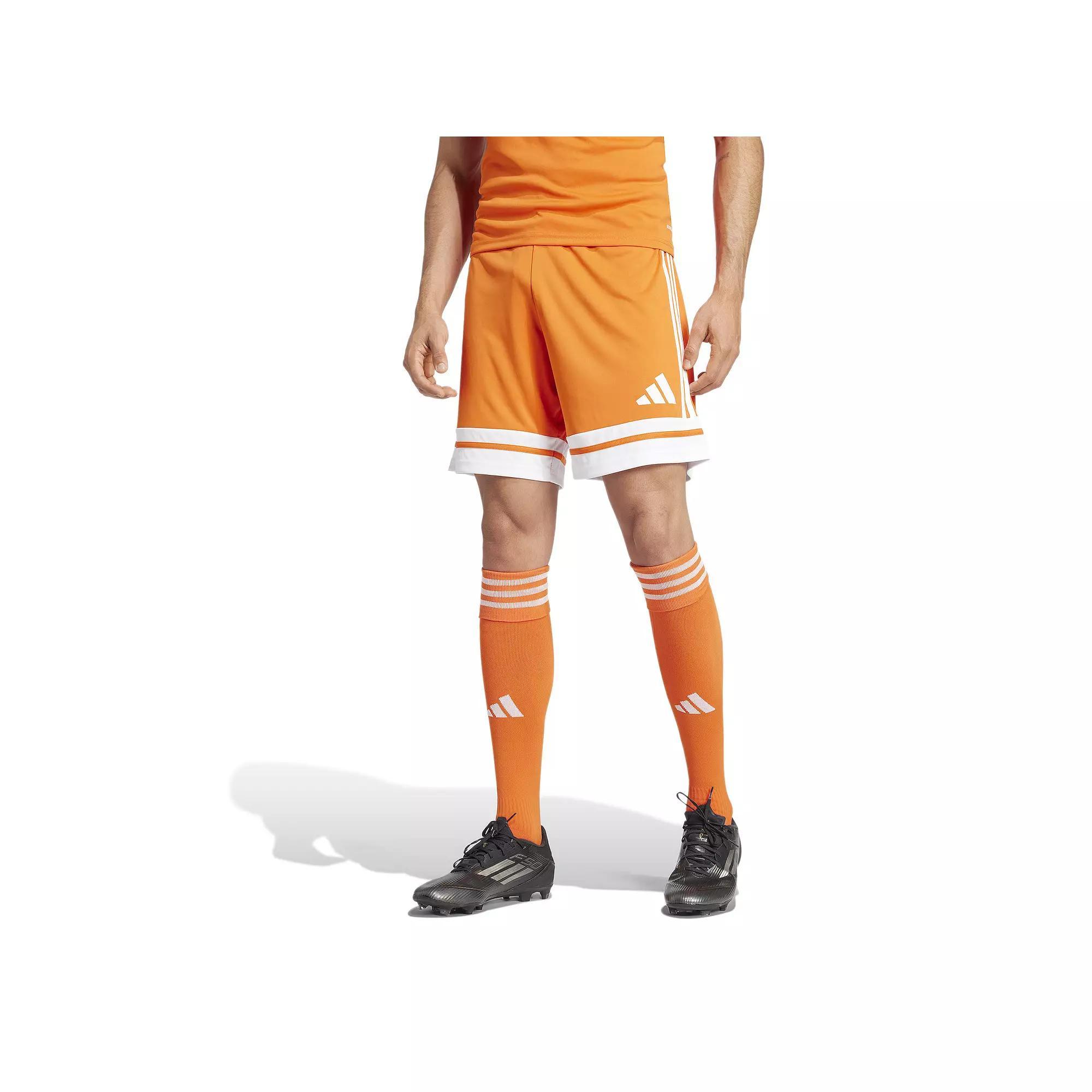 Men's adidas Squadra 25 Soccer Shorts, Size: Large, Orange Product Image