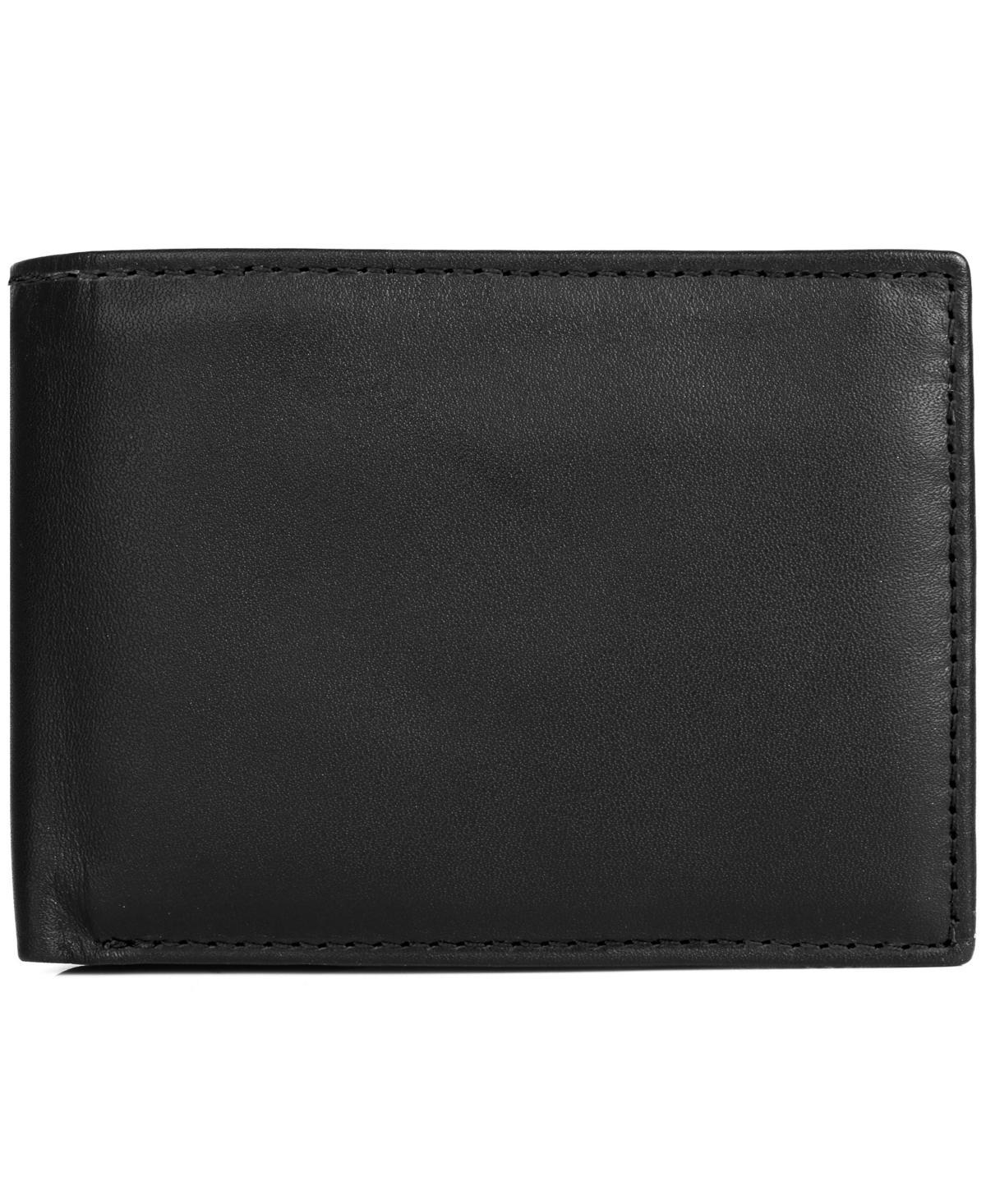 Men's Dopp Regatta Double I.D. Credit Card Billfold Wallet, Black Product Image