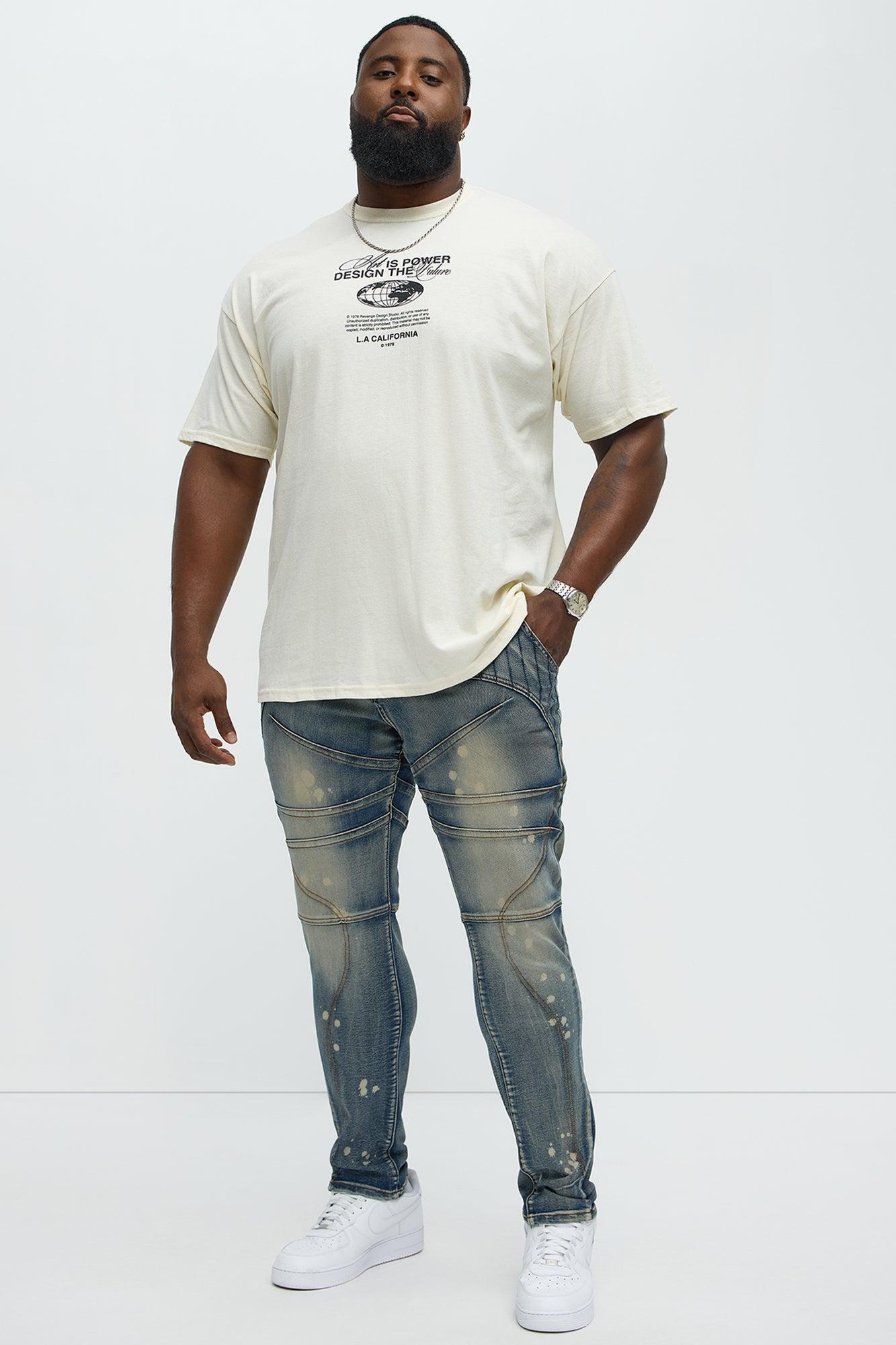 Art Is Powerful Short Sleeve Tee - Natural Product Image